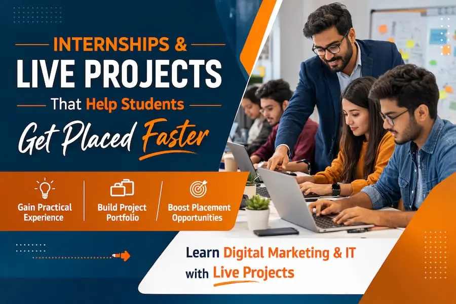 internship training with live projects for digital marketing students in Chennai